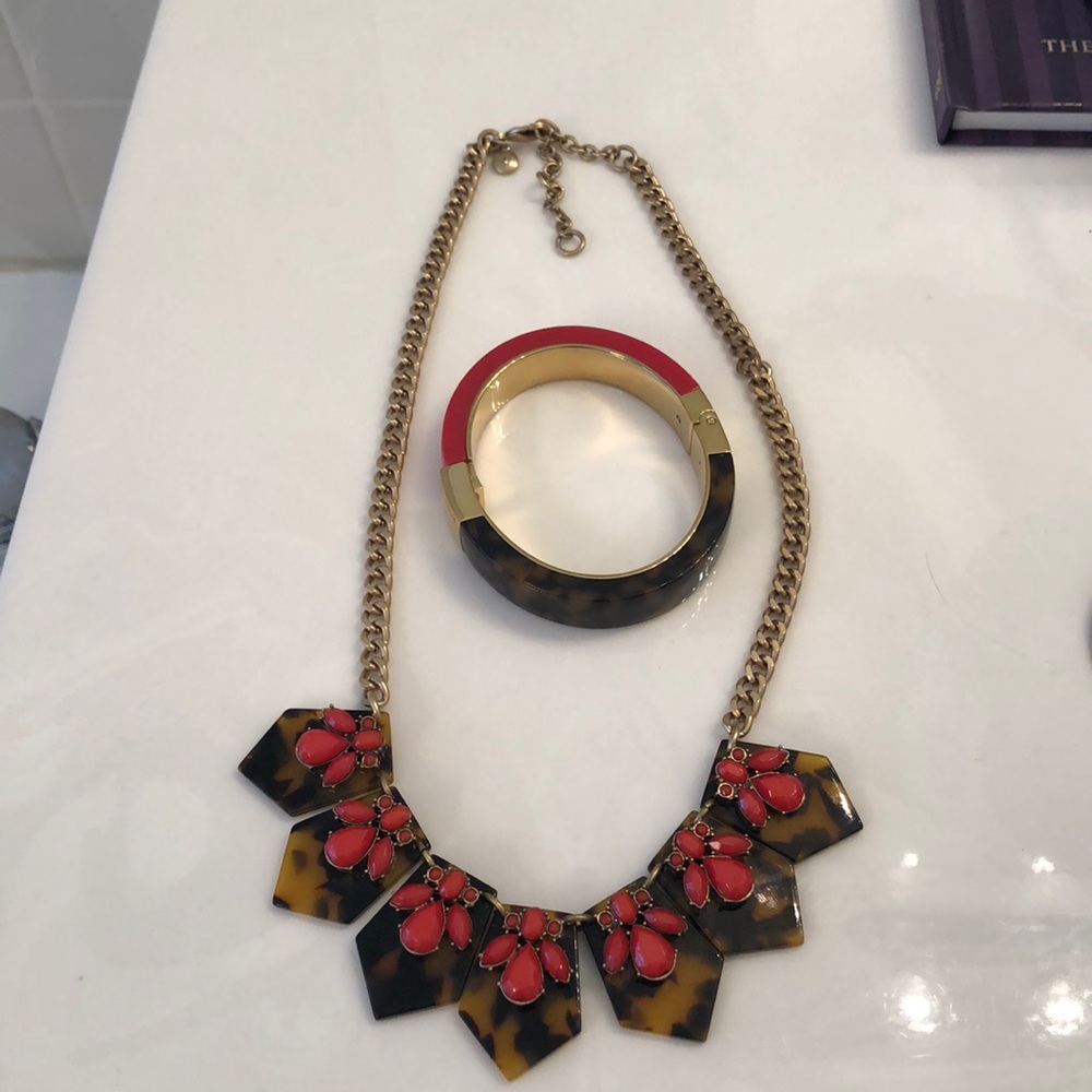 Michael Kors necklace and bracelet set